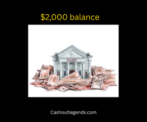 Get $2,000 Bank transfer
