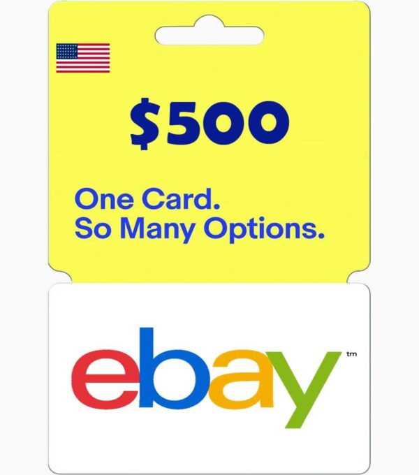 $500 ebay gift cards